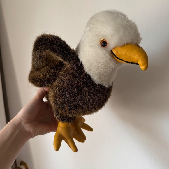 Eagle bird plush toy, cute birds plush stuffed animal toys Ganz bros plushie - Picture 7 of 8